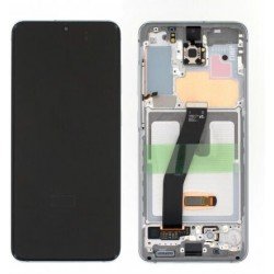 Αυθεντική Οθόνη Samsung Galaxy S20 SM-G980 GH82-22123B Original LCD & Frame White Service Pack
