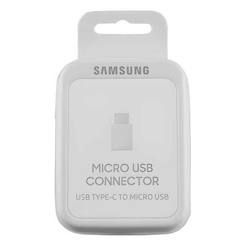 Samsung Γνήσιος Μετατροπέας USB Type-C Male To Micro USB Female Λευκό (EE-GN930BWEGWW)