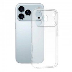Transparent Silicone Case iPhone 17 Pro Max Διαφανής Θήκη Σιλικόνης