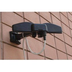 Mistral Super Mini Antenna Digital Outdoor Black UHF/VHF DVB-T TV 4G LTE 4dBi Κεραία Εξωτερική Τηλεόρασης 0318