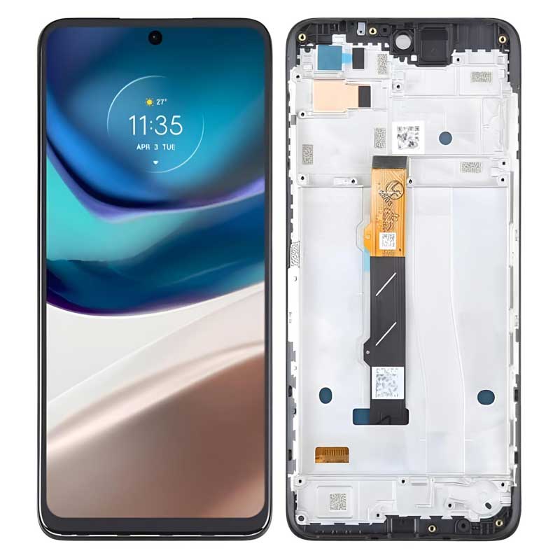 Οθόνη Motorola Moto G42 Original LCD & Touch & Frame Black