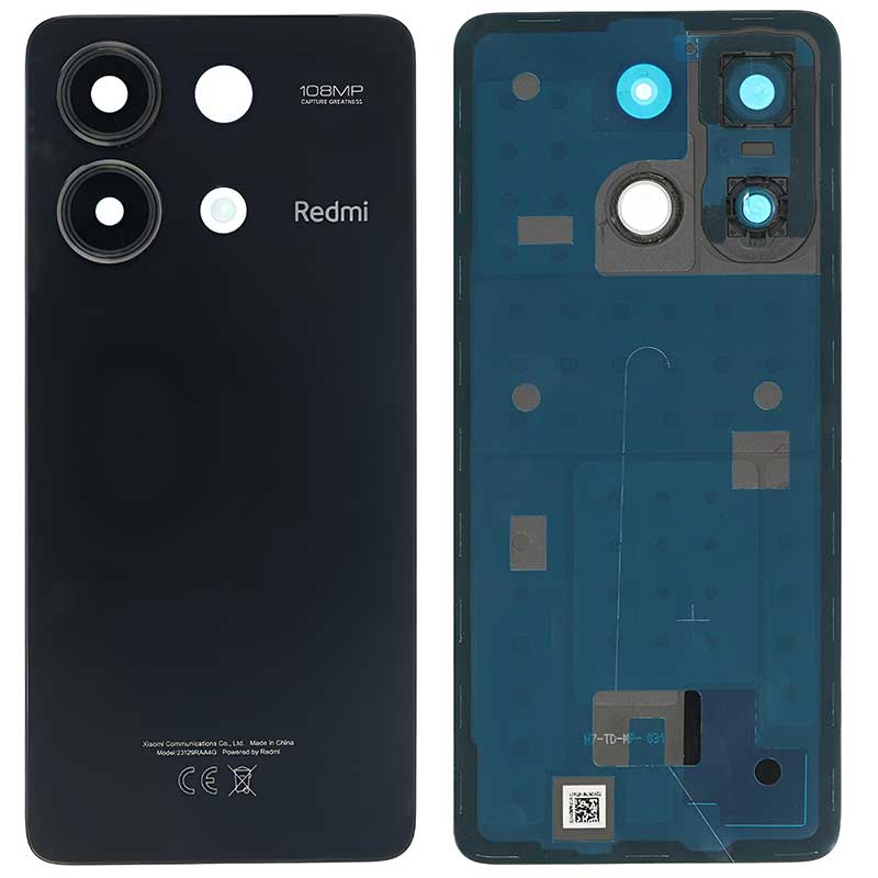 Γνήσιο Καπάκι Μπαταρίας Xiaomi Redmi Note 13 (NFC) Tarnish Black Original 5600040N7N00 Battery Cover Service Pack Γνήσιο Καπάκι Μπαταρίας Xiaomi Redmi Note 13 (NFC) Tarnish Black Original 5600040N7N00 Battery Cover Service Pack