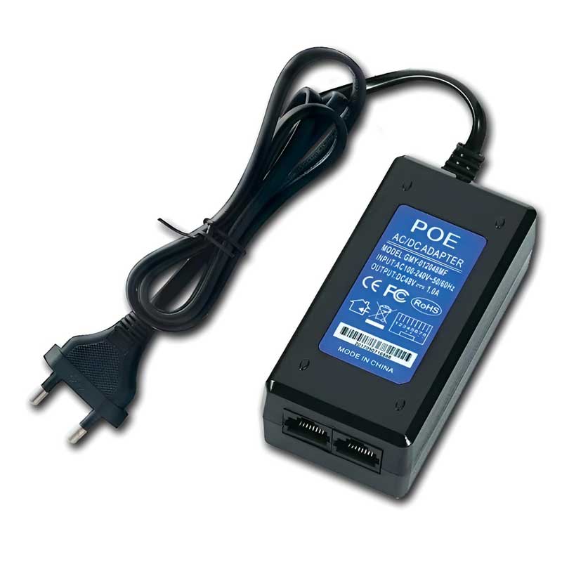 POE Power Over Ethernet Adapter 48V 1Am 48W Τροφοδοτικό
