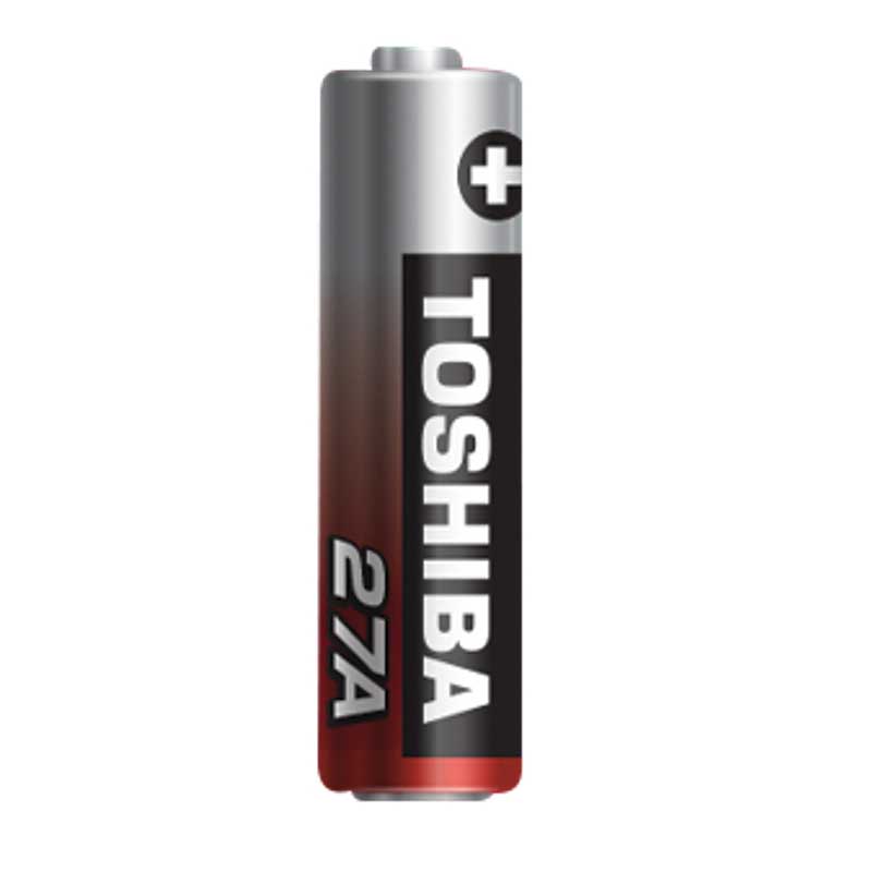 Αλκαλική Μπαταρία Toshiba Battery A27 6LR27 Super Alkaline 12V 27A Pack 1