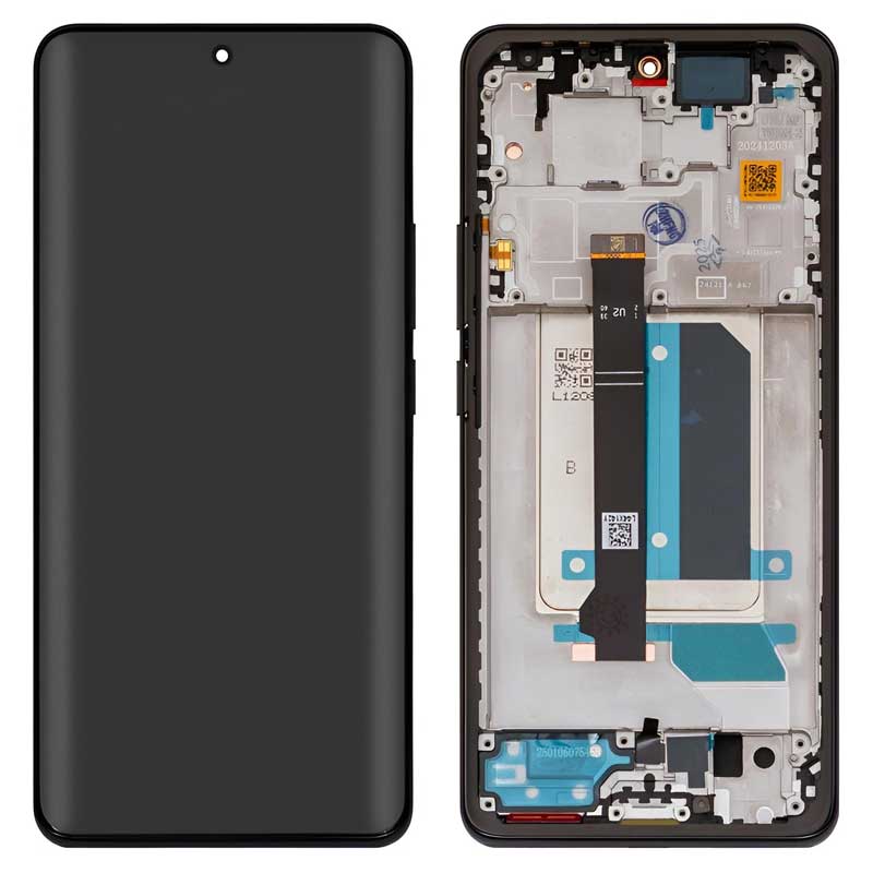 Γνήσια Οθόνη Xiaomi Redmi Note 14 Pro Plus 5G Original LCD & Touch & Frame Black 5600190O16U00 Service Pack