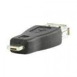 USB A ADAPTER FEMALE TO MICRO USB A MALE BLACK CMP-ADAP34 VLCP60903B