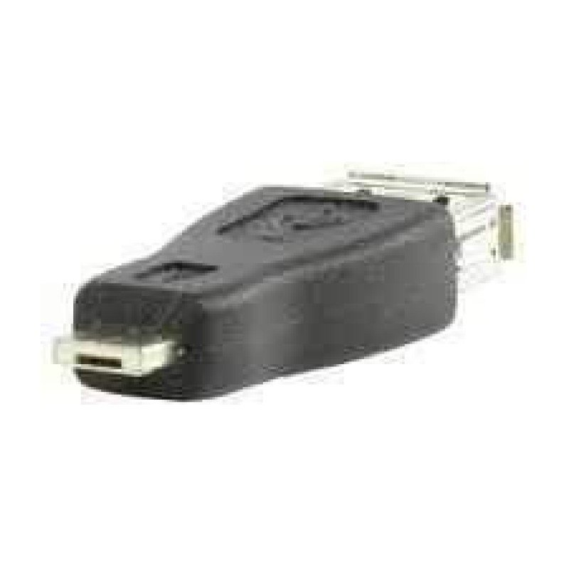 USB A ADAPTER FEMALE TO MICRO USB A MALE BLACK CMP-ADAP34 VLCP60903B