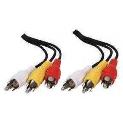 RCA CABLE 3 X MALE TO 3 X RCA MALE 5m AUDIO-VIDEO-AV CABLE GOLD HQB-004-5 CAB-R006 18120 RCA CABLE 3 X MALE TO 3 X RCA MALE 5m AUDIO-VIDEO-AV CABLE GOLD HQB-004-5 CAB-R006 18120