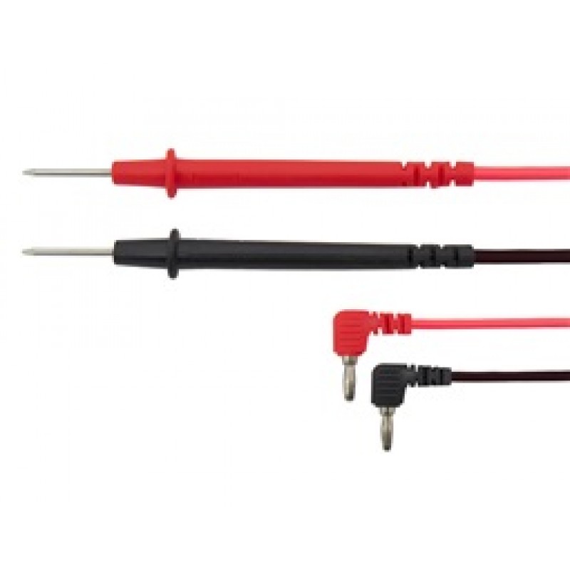 Polymeter Tester Edge Clip Pair Black-Red 115mm Ακροδέκτης Πολύμετρου Ζευγάρι Μαύρο-Κόκκινο
