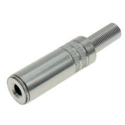 Jack 3.5mm Female Stereo Metallic Plug Τελικό Βύσμα Μεταλλικό Θηλυκό Νίκελ H007D LZ Jack 3.5mm Female Stereo Metallic Plug Τελικό Βύσμα Μεταλλικό Θηλυκό Νίκελ H007D LZ