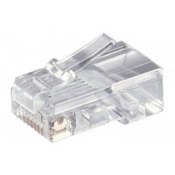 RJ45 UTP Plug Cat6e 8p8cs Shield Τερματικό Φις Δικτύου RJ45 UTP Plug Cat6e 8p8cs Shield Τερματικό Φις Δικτύου