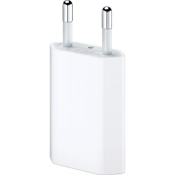 APPLE A1400 MD813ZM/A ORIGINAL POWER PLUG CHARGER AC 1 Χ USB  5V 1A WHITE TRAVEL CHARGING SUPPLY iPHONE RETAIL ΑΥΘΕΝΤΙΚΟ ΤΡΟΦΟΔΟΤΙΚΟ ΠΡΙΖΑΣ 