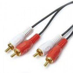 RCA 2 X Male To 2 X Male Audio Sound Cable Gold 10m Καλώδιο Ήχου RCA 2 X Male To 2 X Male Audio Sound Cable Gold 10m Καλώδιο Ήχου