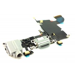 Καλωδιοταινία Φόρτισης & Υποδοχή Ακουστικού iPhone 6S Charging Port & Audio Jack White i6S