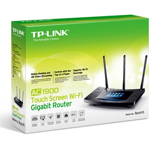 TP-LINK TOUCH P5 V1.0 WIRELESS DUAL BAND TOUCH SCREEN GIGABIT MODEM ROUTER WiFi AC1900 ADSL2+ TP-LINK TOUCH P5 V1.0 WIRELESS DUAL BAND TOUCH SCREEN GIGABIT MODEM ROUTER WiFi AC1900 ADSL2+