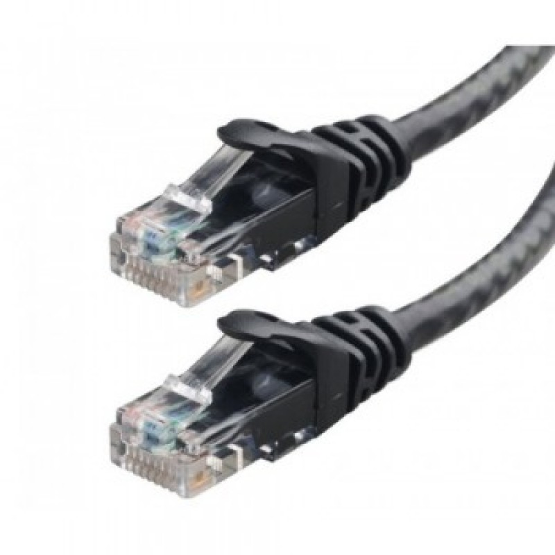 POWERTECH CAB-N009 UTP ETHERNET CABLE 30m BLACK CAT 5 ΚΑΛΩΔΙΟ ΔΙΚΤΥΟΥ ΜΑΥΡΟ CABN009