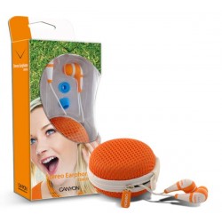 EARPHONES MINI 3.5 CANYON WHITE/ORANGE CNR-EP3 (PC) EARPHONES MINI 3.5 CANYON WHITE/ORANGE CNR-EP3 (PC)