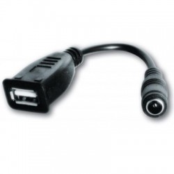 CONNECTOR DC MALE TO USB A 2.0 FEMALE 0.2m ΚΑΛΩΔΙΟ ΤΡΟΦΟΔΟΣΙΑΣ 3.3.15 CONNECTOR DC MALE TO USB A 2.0 FEMALE 0.2m ΚΑΛΩΔΙΟ ΤΡΟΦΟΔΟΣΙΑΣ 3.3.15