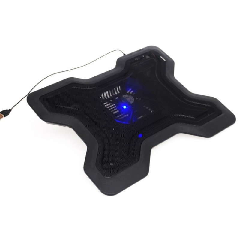 Βάση & Ανεμιστήρας Φορητού Cooler Pad 17.3" Notebook Black & Led 5218 Βάση & Ανεμιστήρας Φορητού Cooler Pad 17.3" Notebook Black & Led 5218
