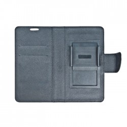  UNIVERSAL FANCY CLOTH CASE 4.7"-5.5" BLACK ΘΗΚΗ ΥΦΑΣΜΑΤΙΝΗ ΜΑΥΡΗ GSM026958