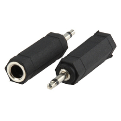 ADAPTOR 6.3 JACK FEMALE TO 3.5 JACK MALE MONO AC-004 ADAPTOR 6.3 JACK FEMALE TO 3.5 JACK MALE MONO AC-004