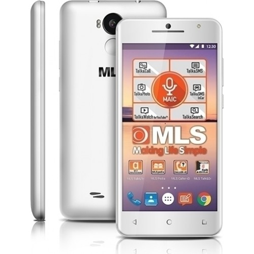 MLS F5 DS MOBILE SMARTPHONE WHITE DUAL SIM 3G IPS 5" QUAD CORE 1.2 64bit 8GB GPS FM 8Mp & MAIC MLS F5 DS MOBILE SMARTPHONE WHITE DUAL SIM 3G IPS 5" QUAD CORE 1.2 64bit 8GB GPS FM 8Mp & MAIC