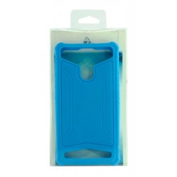 POWERTECH MOB-0367 UNIVERSAL SILICONE BUMBER CASE 5.0"-5.5" BLUE ΕΛΑΣΤΙΚΗ ΘΗΚΗ ΣΙΛΙΚΟΝΗΣ ΜΠΛΕ