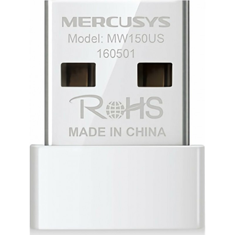 Wireless N USB 2.0 Mercusys MW150US Adapter WiFi 150Mbps White Ασύρματη Κάρτα δικτύου