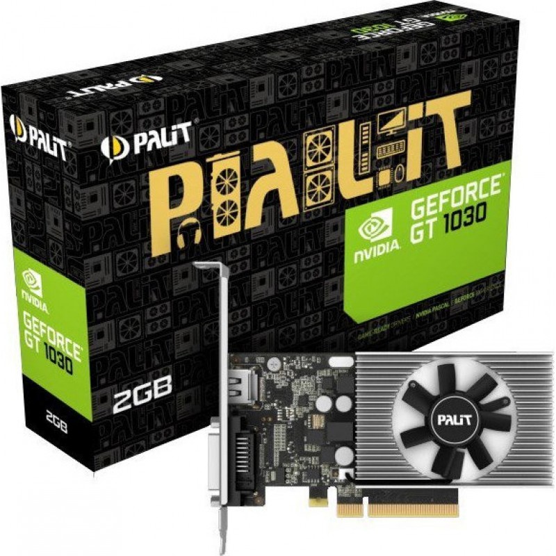 Pci-E 2.0 Pallit Nvidia GeForce GT 1030 SL 2Gb GDDR4 PALNEC103000646-1082F Κάρτα Γραφικών Pci-E 2.0 Pallit Nvidia GeForce GT 1030 SL 2Gb GDDR4 PALNEC103000646-1082F Κάρτα Γραφικών