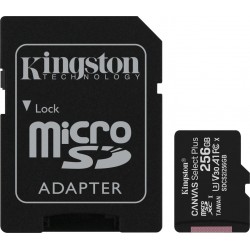 256Gb Memory Micro SD Card & Adapter Kingston Canvas SDCS2/256GB Class 10 Μνήμη 256Gb Memory Micro SD Card & Adapter Kingston Canvas SDCS2/256GB Class 10 Μνήμη