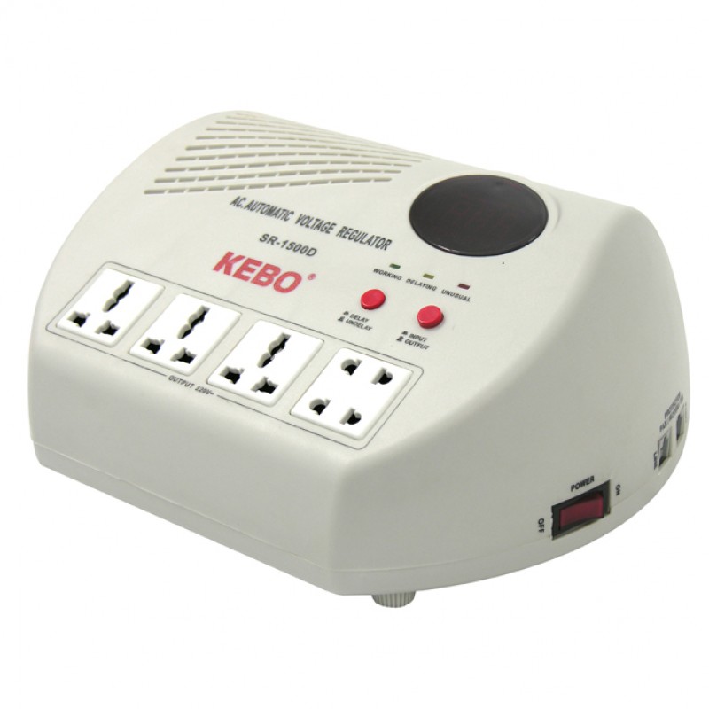 VOLTAGE REGULATOR ΣΤΑΘΕΡΟΠΟΙΗΤΗΣ ΤΑΣΗΣ ΡΕΥΜΑΤΟΣ ΤΥΠΟΥ RELAY POWER STABILIZER KEBO 1000VA SR-1000D VOLTAGE REGULATOR ΣΤΑΘΕΡΟΠΟΙΗΤΗΣ ΤΑΣΗΣ ΡΕΥΜΑΤΟΣ ΤΥΠΟΥ RELAY POWER STABILIZER KEBO 1000VA SR-1000D