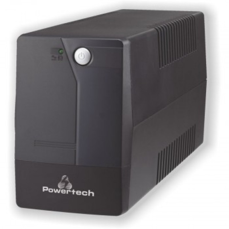 POWERTECH PT-1050VA [630W] BLACK LINE INTERACTIVE UPS ΣΥΣΤΗΜΑ ΑΔΙΑΛΕΙΠΤΗΣ ΤΡΟΦΟΔΟΣΙΑΣ ΡΕΥΜΑΤΟΣ PT1050