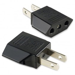 POWER ADAPTOR AC USA TO GREEK PLUG UNIVERSAL SOCKET BLACK ΑΝΤΑΠΤΟΡΑΣ ΡΕΥΜΑΤΟΣ ΜΑΥΡΟΣ POWER ADAPTOR AC USA TO GREEK PLUG UNIVERSAL SOCKET BLACK ΑΝΤΑΠΤΟΡΑΣ ΡΕΥΜΑΤΟΣ ΜΑΥΡΟΣ