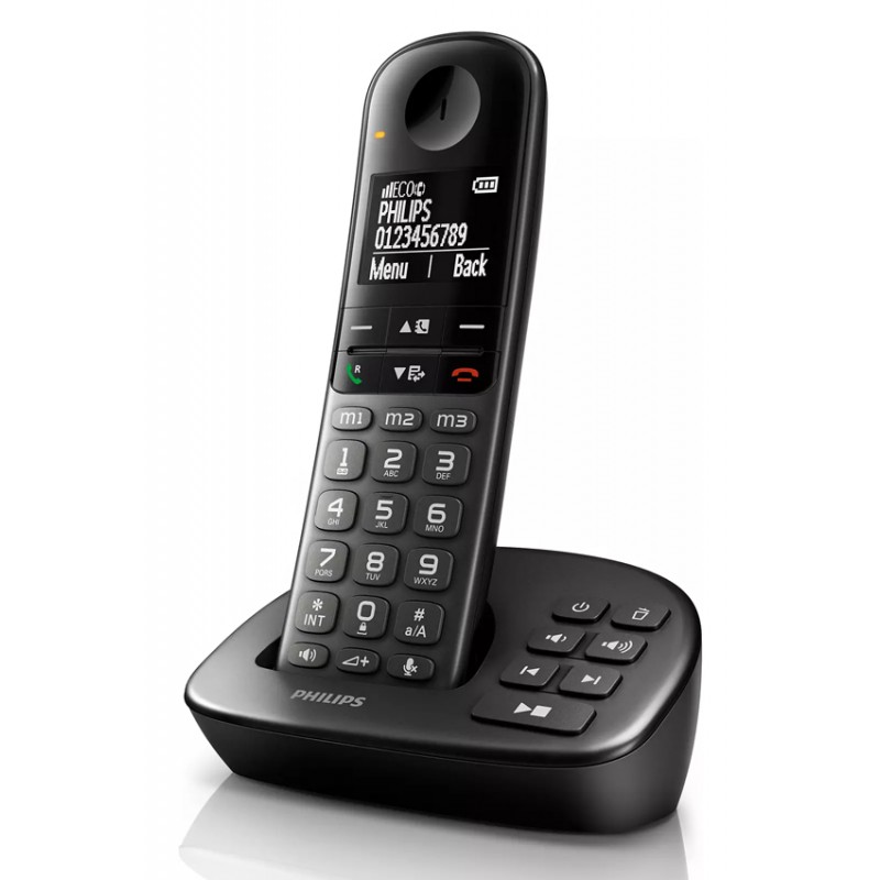 Philips XL495 Wireless Telephone Device Black & Voice Recorder Τηλεφωνική Συσκευή Ασύρματη & Τηλεφωνητής Philips XL495 Wireless Telephone Device Black & Voice Recorder Τηλεφωνική Συσκευή Ασύρματη & Τηλεφωνητής