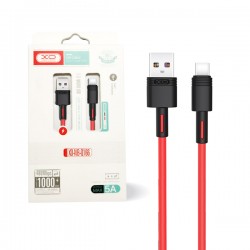 USB A 2.0 Cable Male To Type C 5A Fast Charging Red 1m XO NB-Q166