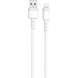 USB A 2.0 Cable Male To Type C 5A Fast Charging White 1m XO NB-Q166