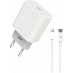 Φορτιστής Πρίζας Quick Power Charger USB Type C To Lightning 5V 2A White XO-L80 Φορτιστής Πρίζας Quick Power Charger USB Type C To Lightning 5V 2A White XO-L80