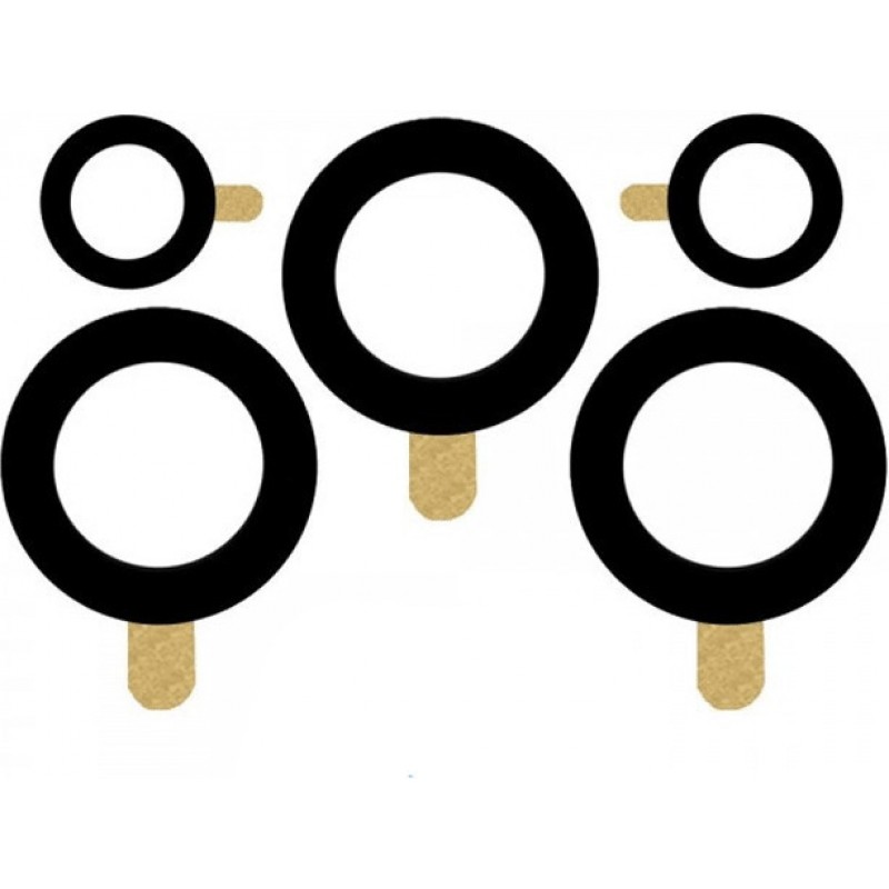 Γυαλί Πίσω Κάμερας Samsung Galaxy A72 4G/A72 5G A725/A726 Back Camera 5 Set Lens Black