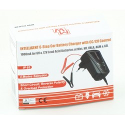 Φορτιστής Μπαταριών Μολύβδου Battery Charger 6V-12V 1Am MWCC01A