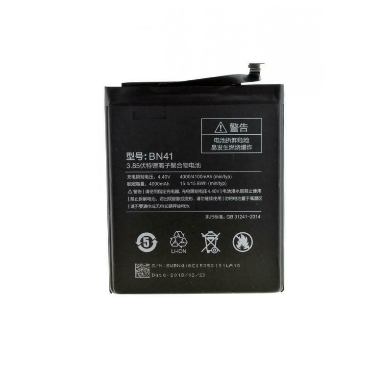Μπαταρία Xiaomi Redmi Note 4 Li-ion 3.85V 4000mAh Oem Battery BN41