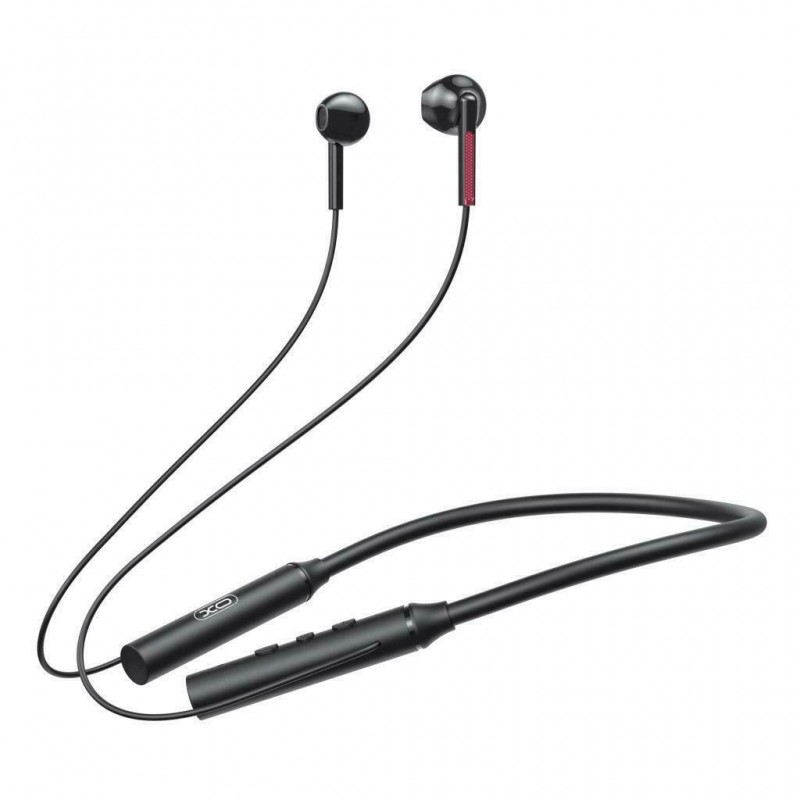 Magnet Sports Handsfree Bluetooth Headset Black XO-BS27 Ακουστικά Ασύρματα Μαγνητικά Μαύρα