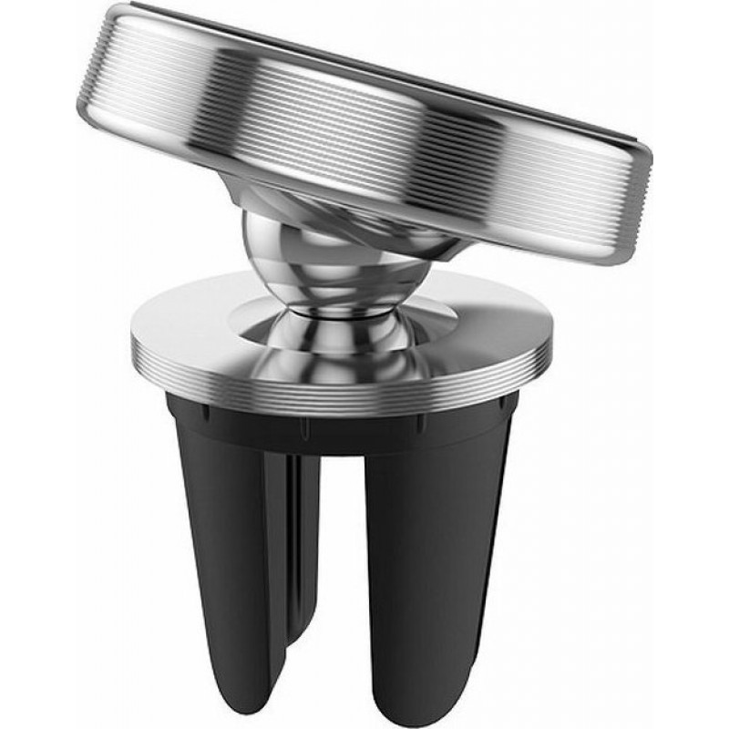 Βάση Στήριξης Κινητών Μαγνητική Μαύρη-Γκρι Car Holder Air Vent Magnetic Black-Gray Universal Hoco CA47