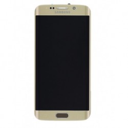 Οθόνη Samsung Galaxy S6 Edge SM-G925F GH97-17162C Original LCD & Touch FHD Gold Curved Αυθεντική οθόνη & Τζάμι Αφής Χρυσή 