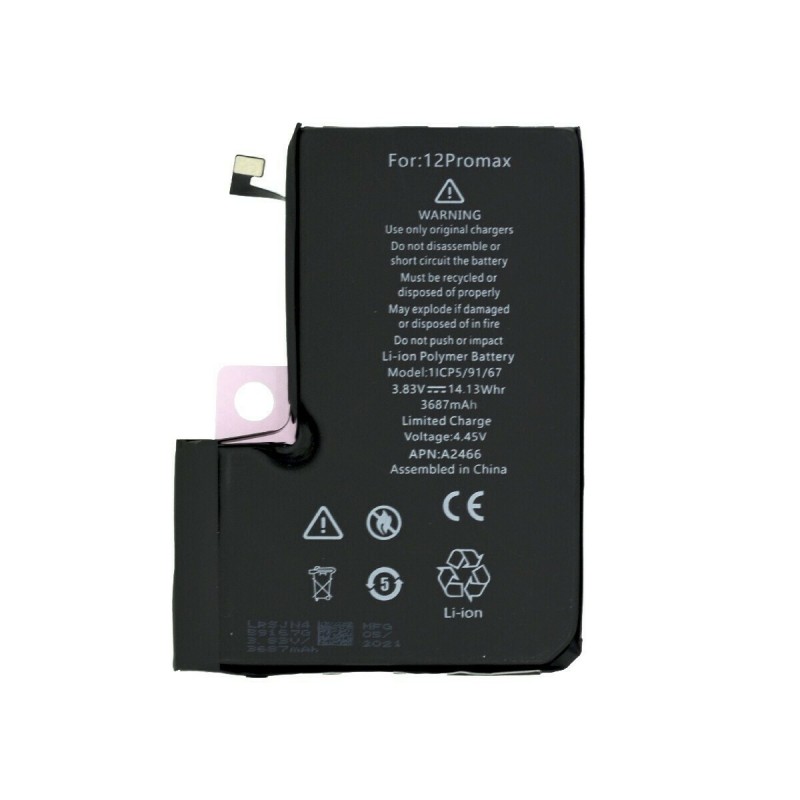 Μπαταρία iPhone 12 Pro Max Diagnosable Battery Li-Ion 3.83V 3687mAh i12Promax