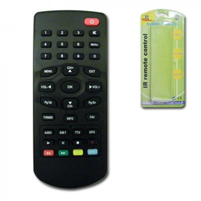 REMOTE CONTROL FT BLACK LOR 157BL DVB-T ΤΗΛΕΧΕΙΡΙΣΤΗΡΙΟ ΑΠΟΚΩΔΙΚΟΠΟΙΗΤΗ