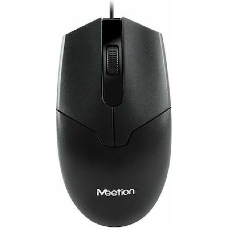 Mouse Wired Optical 1000dpi Black Meetion MT-M360 Ποντίκι Ενσύρματο Οπτικό Μαύρο