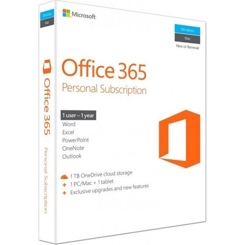 MICROSOFT OFFICE 365 PERSONAL 32/64-bit 1YR ENGLISH MEDIALESS QQ2-00543 MICROSOFT OFFICE 365 PERSONAL 32/64-bit 1YR ENGLISH MEDIALESS QQ2-00543
