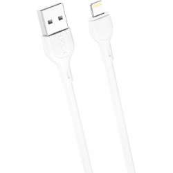 USB A 2.0 Cable Male To Lightning White 2m XO NB200 USB A 2.0 Cable Male To Lightning White 2m XO NB200
