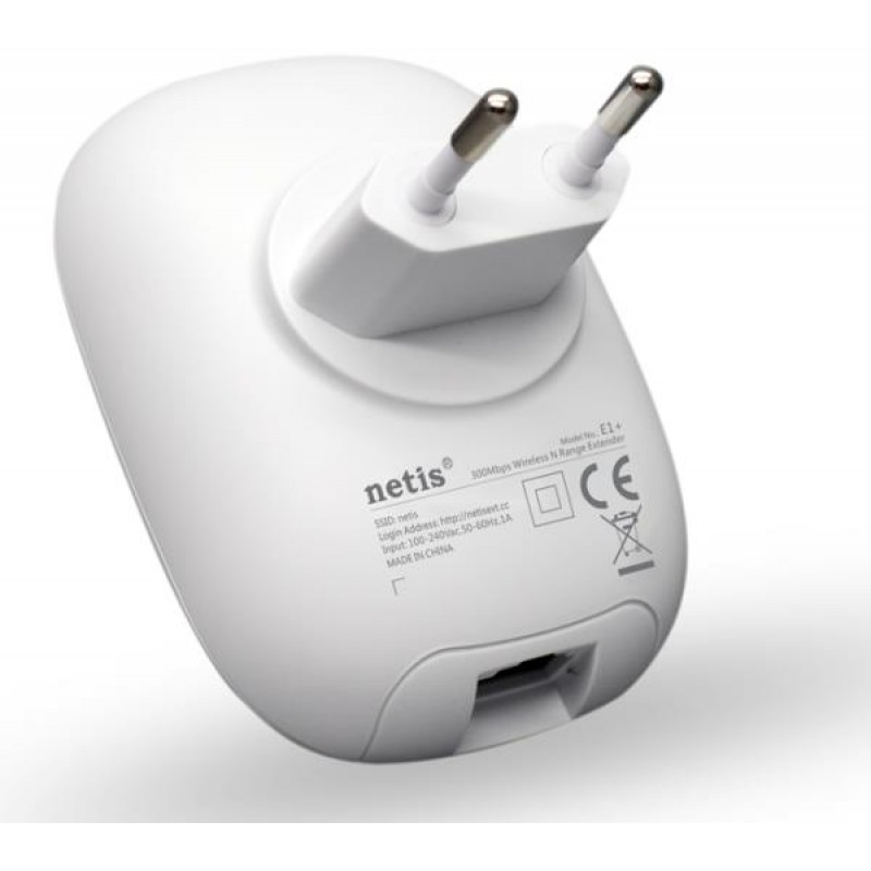 WIRELESS N RANGE EXTENDER LAN 300Μbps NETIS E1+ ΑΣΥΡΜΑΤΟΣ ΑΝΑΜΕΤΑΔΟΤΗΣ ΔΙΚΤΥΟΥ WIRELESS N RANGE EXTENDER LAN 300Μbps NETIS E1+ ΑΣΥΡΜΑΤΟΣ ΑΝΑΜΕΤΑΔΟΤΗΣ ΔΙΚΤΥΟΥ