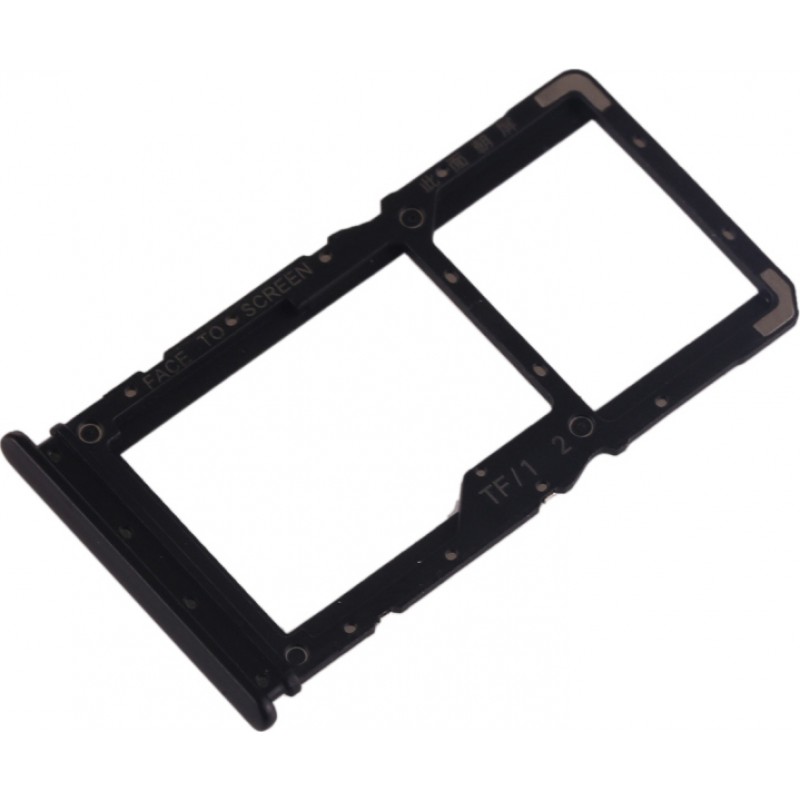 Βάση Κάρτας Μαύρη Xiaomi Redmi Note 7 Sim Tray Black
